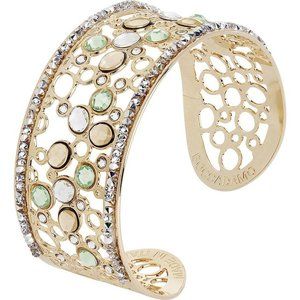 Boccadamo italy Bracelet with Swarovski Crystal, Chrysolite and Gold Plated